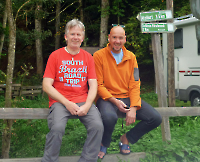 Goldsteig-Ultrarace - 6. Achim und Olaf waren immer guter Laune! Danke dafür!