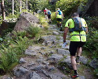 Jizersky Ultratrail 2015 - Beschwerlicher Aufstieg von Decna nach Jizerka - Trost: die Landschaft ist traumhaft schön!