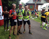 Jizersky Ultratrail 2015 - Nach 12 Stunden 17 Minuten im Ziel - Dirk Wiesner, Steffen Große, Aldo Bergmann