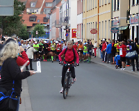 Müritzlauf 2014 - Gaby Gest vom ESV Waren als Vorausfahrerin