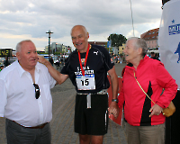 Müritz-Lauf 2014 - Wolfgang Nicolovius, Hagen Brumlich und Gabriele Brumlich