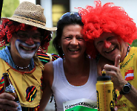 Zehnter österreichischer Ultralauf-Cup 2016 - Pumuckl und Clown als Blickfang